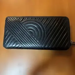 coach REED KRAKOFFブラック ラウンドファスナー長財布