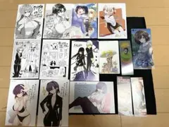 アニメ コミック特典イラストカード ポストカード イラストペーパー 묶음 판매