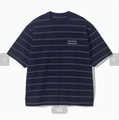 The Ennoy Professional® パネルボーダー　Tシャツ　白　M ENNOY Panel Border L/S T-Shirt 