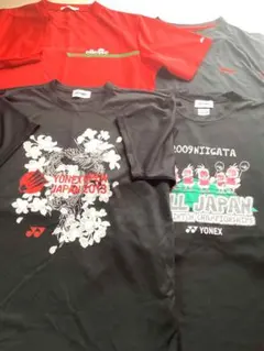 B37 スポーツTシャツ4枚　Lサイズ相当　ヨネックス　ウィルソン　エレッセ