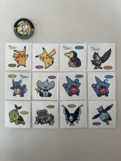 ポケモンパンシール 12枚+アルセウスバトルチップ セット