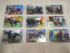 サラブレッドホースコレクション　第２Ｒ　サイン　９枚　競馬カード　箔押し　武豊