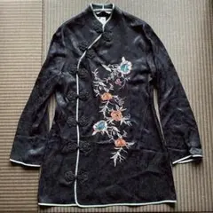 ZARA 刺繍 ジャガード チャイナ ワンピース　チャイナドレス　新品未使用