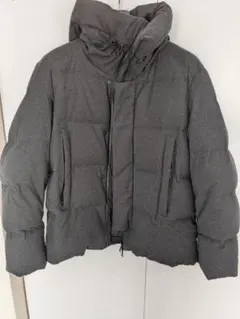 GLOBAL WORK グレー ダウンジャケット フード付き M〜L