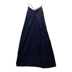 UNIQLO ユニクロ　キャミワンピース ロング丈 ネイビー　Lサイズ