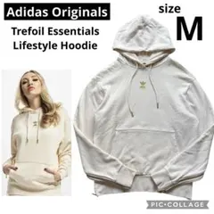 アディダスオリジナルス トレフォイルロゴ パーカー プルオーバー サイドジップ