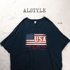 ALSTYLE Tシャツ 星条旗　USA