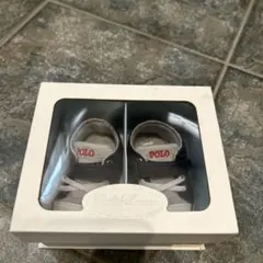 POLO ファーストシューズ グレー/ネイビー