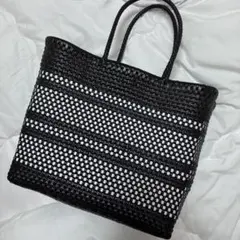 新品 高級ライン プラカゴバッグ ブラック 大容量 メケアリ モノトーン 