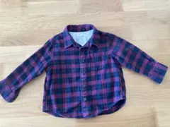 無印　長袖シャツ 90