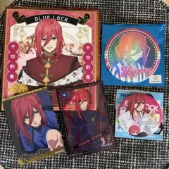ブルーロック 缶バッジ　色紙　クリアカード　千切豹馬　まとめ売り