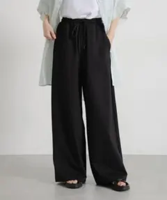 はぴぴ様専用studio CLIP シルケットポンチワイドパンツ