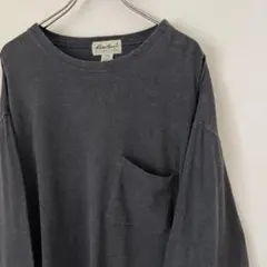 90s USA製 Eddie Bauer ロンTエディーバウアー　無地のサムネイル