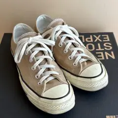 コンバース ct70 ローカットスニーカー 26cm ベージュ