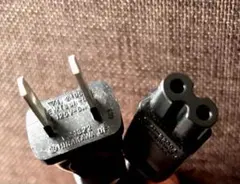 汎用電源ケーブル 2ピンプラグ