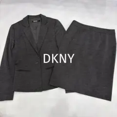DKNY スーツ セットアップ グレー テーラードジャケット スカート ビジネス