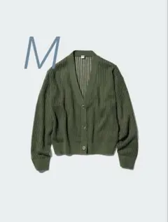 UNIQLO メッシュVネックショートカーディガン