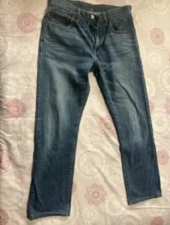 GUストレートデニム サイズ30 ダークブルー