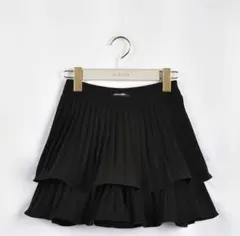 An MILLE アンミール プリーツフリルスカパン ブラックのサムネイル