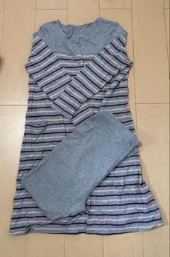 ストライプ柄　ドット柄　マタニティパジャマセット