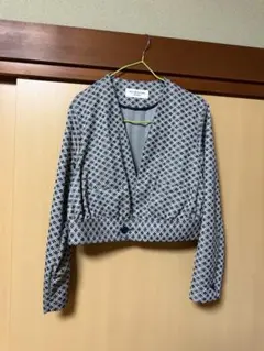 BEAMS BOY ノーカラージャケット 幾何学模様のサムネイル