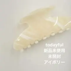 todayful ヘアクリップ(新品未使用未開封)アイボリーのサムネイル