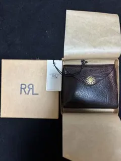 RRL ダブルアールエル レザー 二つ折り財布 コンチョのサムネイル