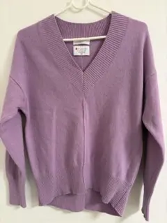 期間限定SALE中！【美品】OPAQUE.CLIP ラベンダー ニットセーター