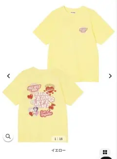 MILKFED. ミルクフェド　半袖Tシャツ イエローフリーサイズ
