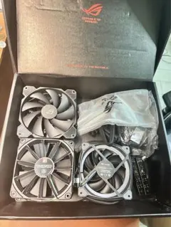 PCファン7台セット（Noctua / Thermaltake / ROG）