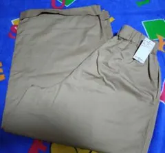 新品 　サマンサモスモス　ツイル裾ワイドパンツ