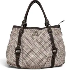 COACH ポピー シグネチャー タータンチェック トートバッグ F21956