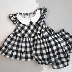 80 チュニック ワンピース 赤ちゃん ベビー 子供 キッズ ブルマ セットのサムネイル