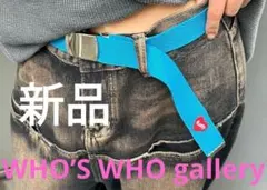 WHO’S WHO gallery 新品 ハートガチャベルト SLOPPY 青