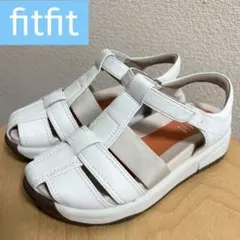 【極美品】fitfit フィットフィット レザー グルカサンダル Sのサムネイル
