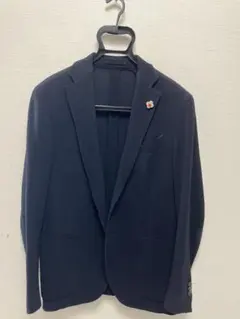 LARDINI ラルディーニ 定番ジャケット 48 濃紺 ブートニエール付のサムネイル