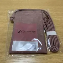 Vary easy open スマホショルダーバッグ ピンク