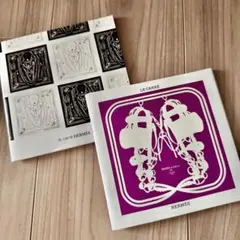 LE CARRE HERMES スカーフ　ミニカタログ　2冊　エルメス