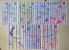 つ*読様 ７種セット A4クリアファイル 「ジョジョの奇妙な冒険」 ローソン