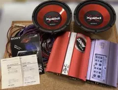 SONY Xplod カーオーディオセット 付属品付きのサムネイル