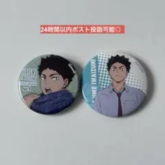 【美品】ハイキュー!! 岩泉一 缶バッジ 2種セット 青葉城西高校