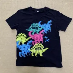 恐竜柄 プリントTシャツ 140cm