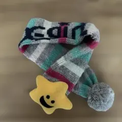 X-girl カラフルストライプニットマフラー