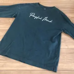 GU 長袖Tシャツ　グリーン　150