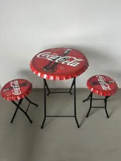 直接引取限定！Coca-Cola Zero ボトルキャップチェア 3脚セット - メルカリ