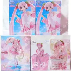 初音ミク 桜ミク フィギュア 5点セット まとめ売り
