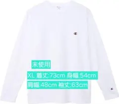 Champion XL ホワイト 長袖カットソー