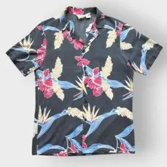 美品】ポールスミス アロハシャツ 半袖シャツ 総柄 ボタニカル