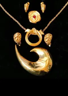 AVON Wingモチーフ ストールクリップ ブローチ イヤリング 5点 i63