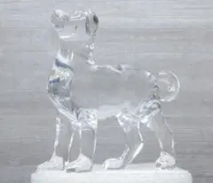 Baccarat】 バカラ クリスタル イノシシ 置き物 - メルカリ